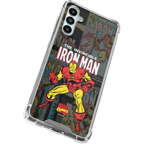 Marvel Classic Comics Iron Man Action Vintage Galaxy A15 5G Clear Case